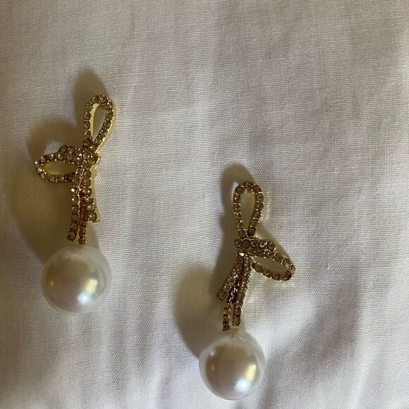 Bohemian bow earrings M40 - Picture 4 of 4